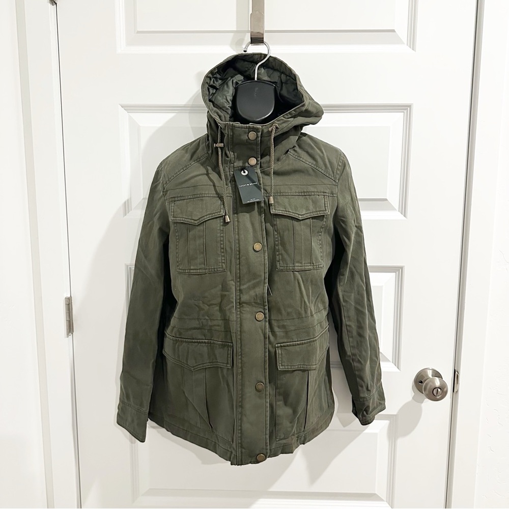 Lucky Brand Quilted Olive Jacket